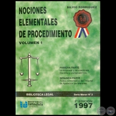 NOCIONES ELEMENTALES DE PROCEDIMIENTO - Volumen 1 - Autor: SILVIO RODRÍGUEZ - Año 1997
